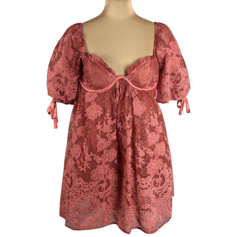 Seni & Cade Babydoll Rose Top sz Large